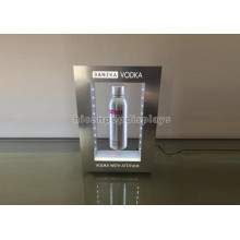Expositor de levitação com iluminação LED de contador multifuncional, expositor flutuante de levitação de metal